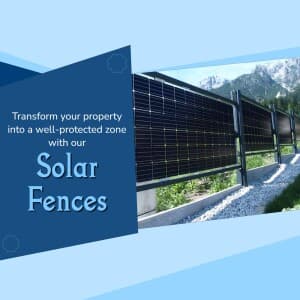 Solar Fence poster