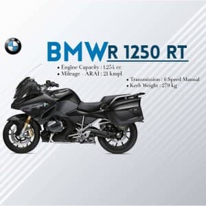 Bmw Two Wheeler promotional poster