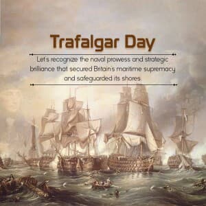 Trafalgar Day - UK flyer