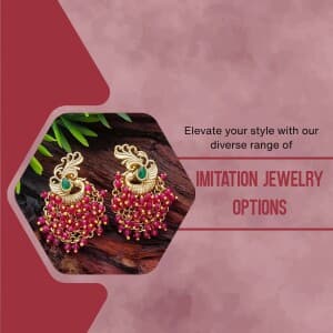 Imitation  Jewellery business flyer