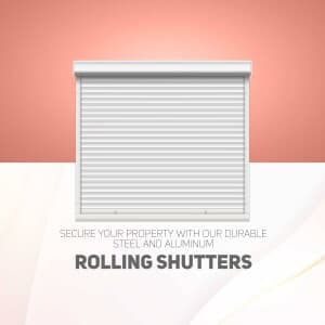 Rolling Shutters business flyer