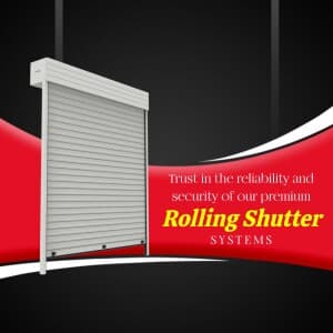 Rolling Shutters business template