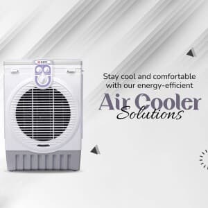 Air Cooler promotional template