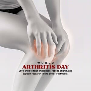 World Arthritis Day - UK flyer