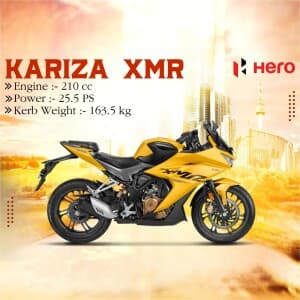 Hero Two Wheeler marketing post