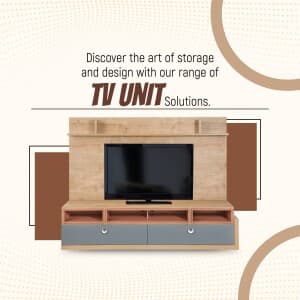 TV Unit business flyer