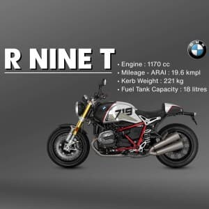 Bmw Two Wheeler marketing poster