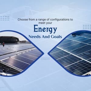 On Grid Solar Plant flyer