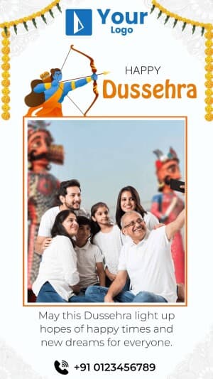 Dussehra Story Templates flyer