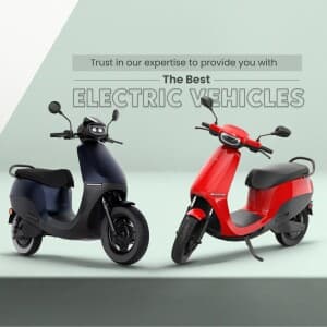 Electric Vehicle instagram post