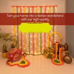 Navratri Decoration Material poster