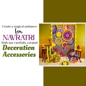 Navratri Decoration Material banner