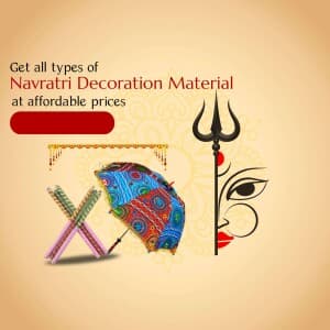 Navratri Decoration Material image