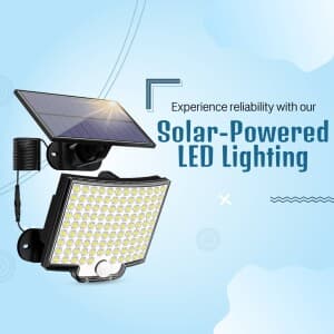 Solar LED lights flyer