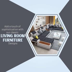 Living Room Furniture facebook ad