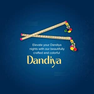 Navratri Dandiya flyer