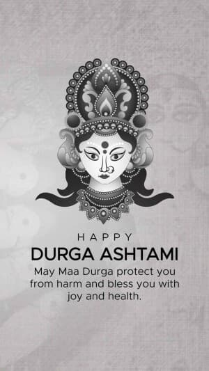 Durga Ashtami Insta Story Social Media post