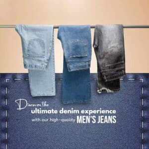 Men Jeans flyer