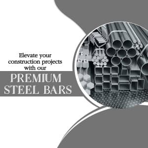 Steel & bars business flyer