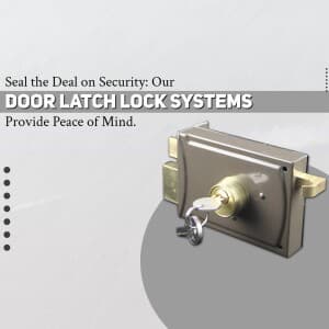 Door Latch Lock System template