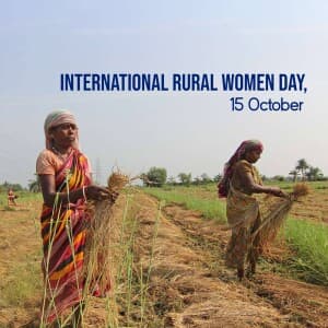 Day of Rural Women event poster