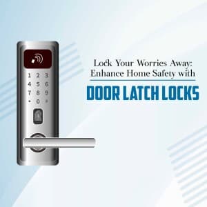 Door Latch Lock System post