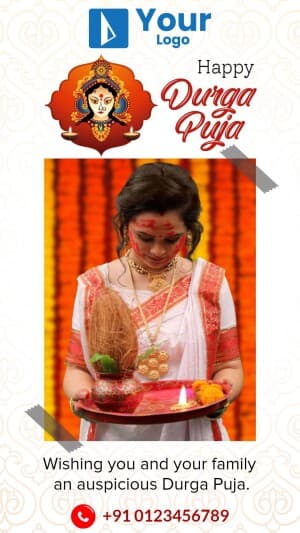Durga Puja Story Wishes image