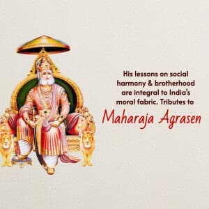 Agrasen Jayanti poster