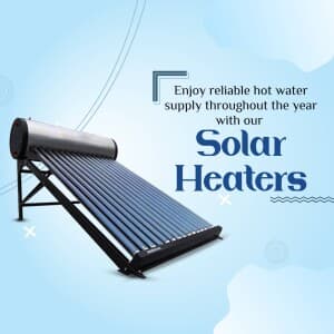Solar Water Heater promotional images