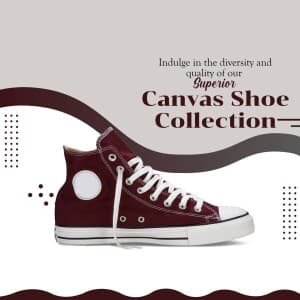 Canvas Shoes template