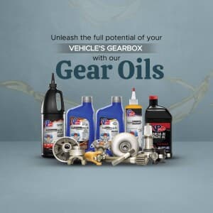 Gear Oil marketing poster