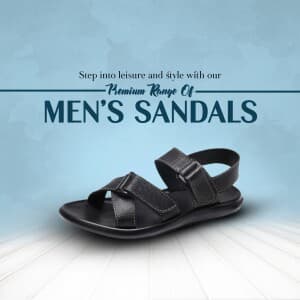 Men Sandals marketing post