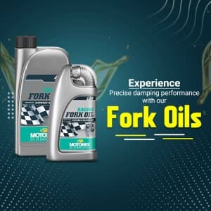 Fork oil banner