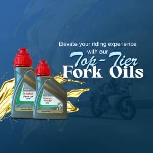 Fork oil template