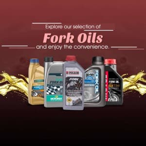 Fork oil post