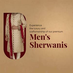 Men Sherwanis poster