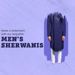 Men Sherwanis template
