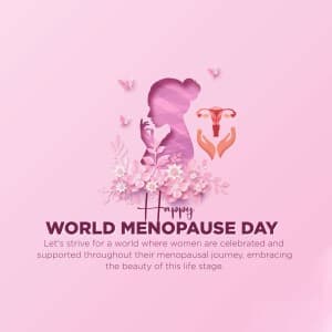 World Menopause Day - UK illustration