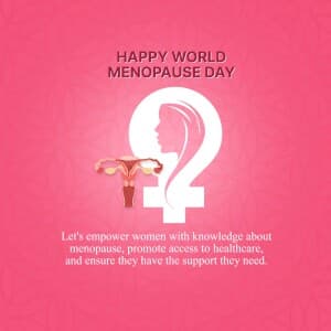 World Menopause Day - UK graphic