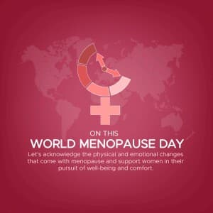 World Menopause Day - UK poster