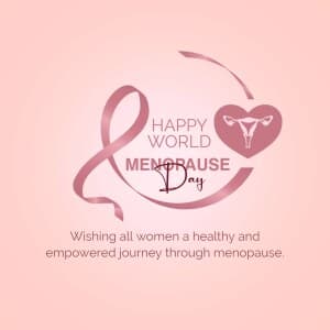World Menopause Day - UK banner