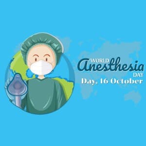 World Anesthesia Day flyer