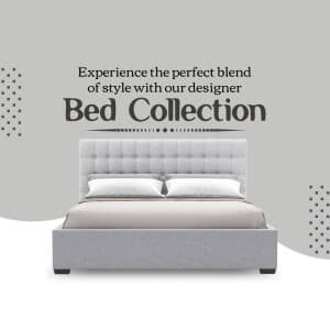 Bed promotional template