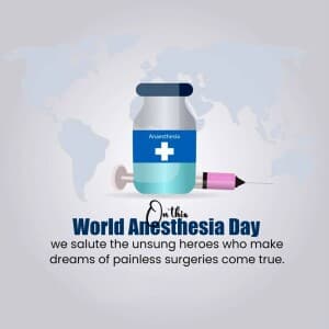 World Anesthesia Day banner