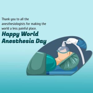 World Anesthesia Day image