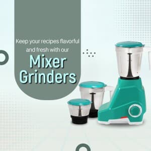 Mixture Grinder marketing poster