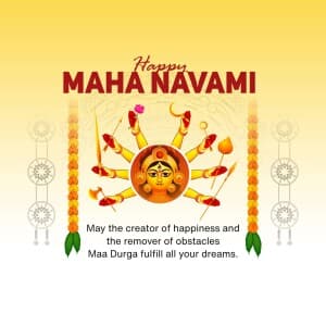 Maha Navami flyer