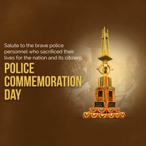 Police Commemoration Day flyer