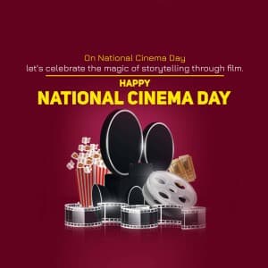 Happy National Cinema Day banner