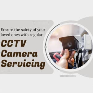 CCTV Camera Maintenance flyer